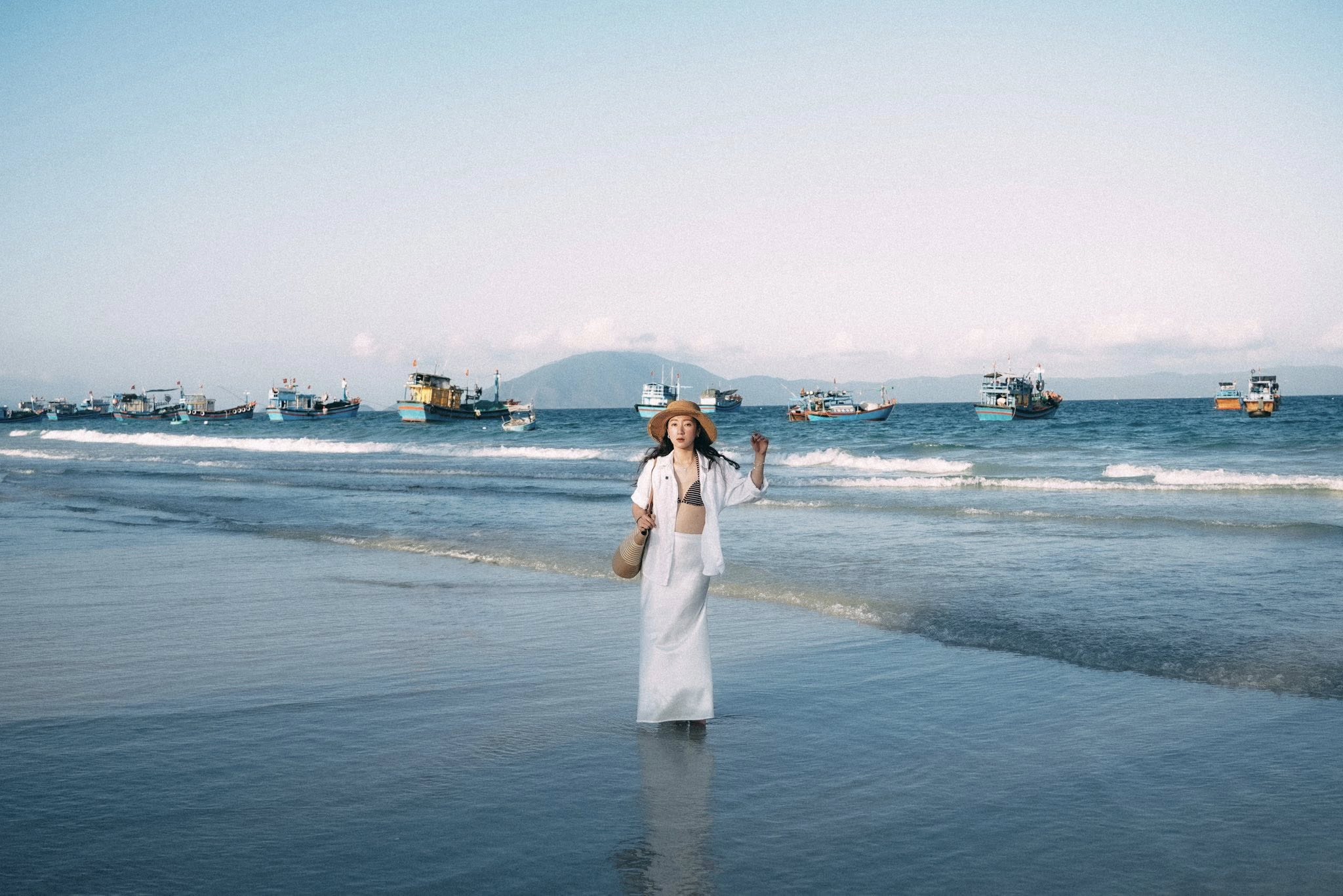 Chụp ảnh trên bãi biển