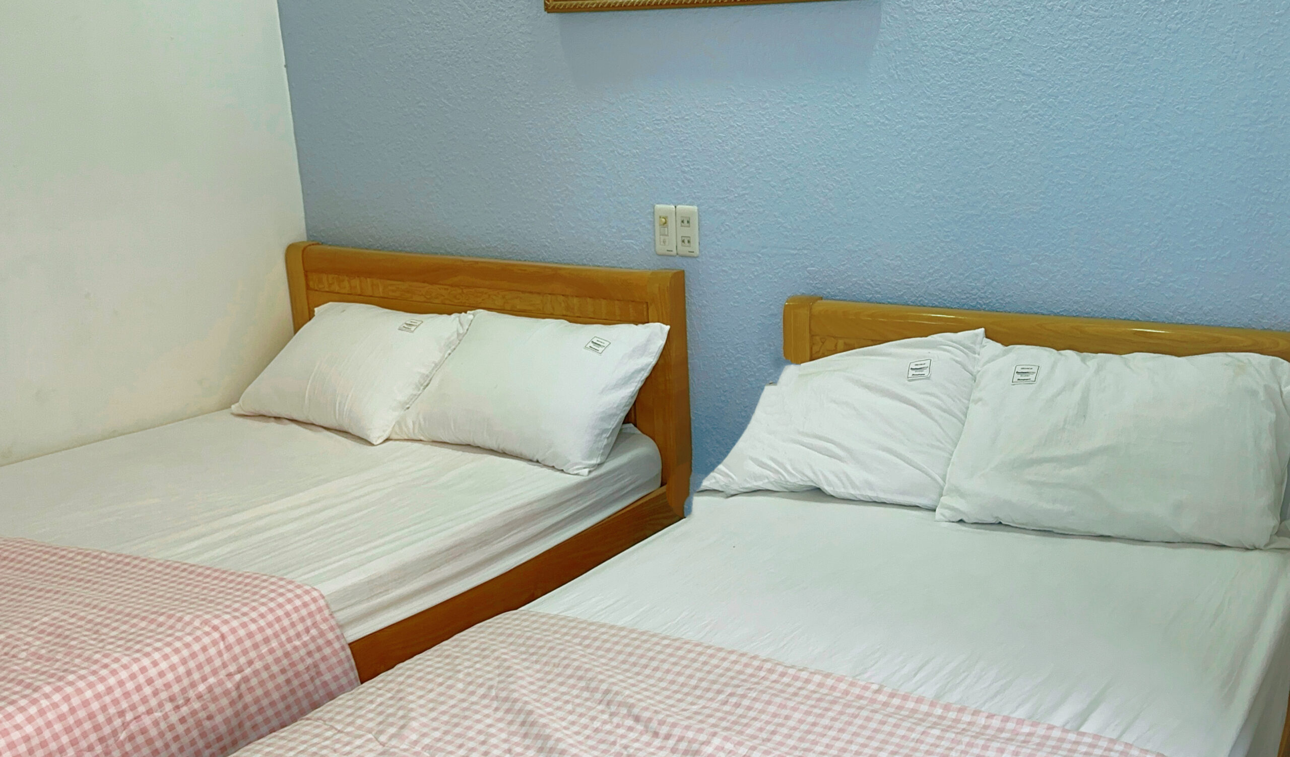 Phòng 2 giường tại Blue Ocean