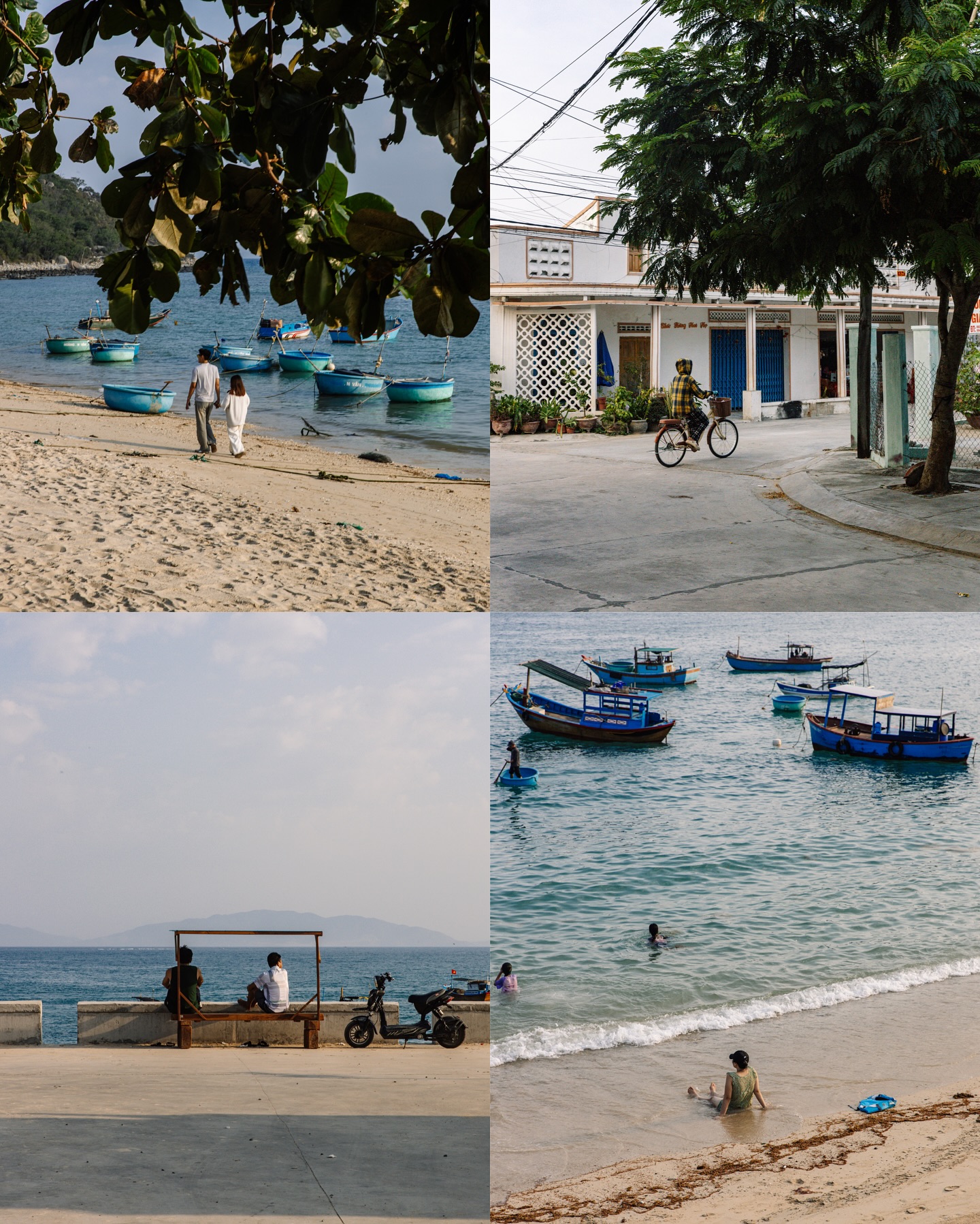 Nhịp sống bình dị tại làng chài Ninh Vân